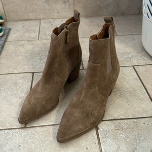 Franco Sarto Suede Booties